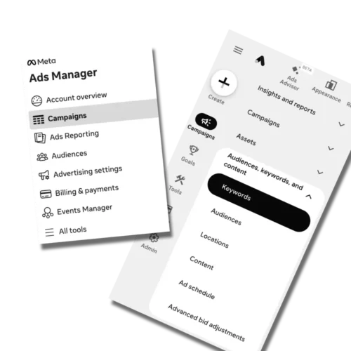 Reklama Facebook / Google